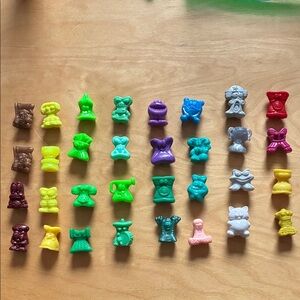 Vintage 90s Gogo's Crazy Bones Assorted Lot (32 Unique Characters) collectible